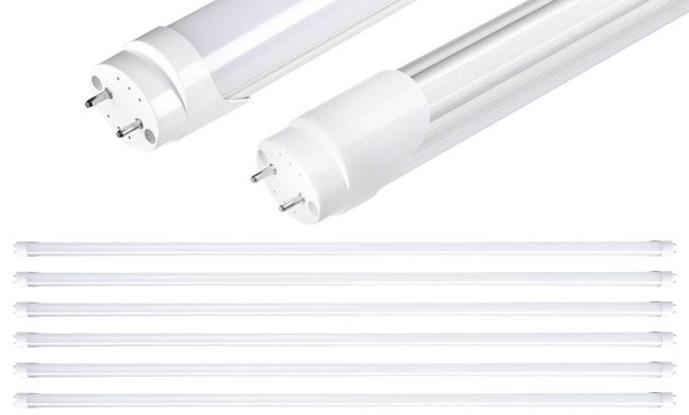 10 Pcs 6000 6500k 18w 4ft T8 Led Tube Bulb Light Fluorescent inside dimensions 1000 X 1000