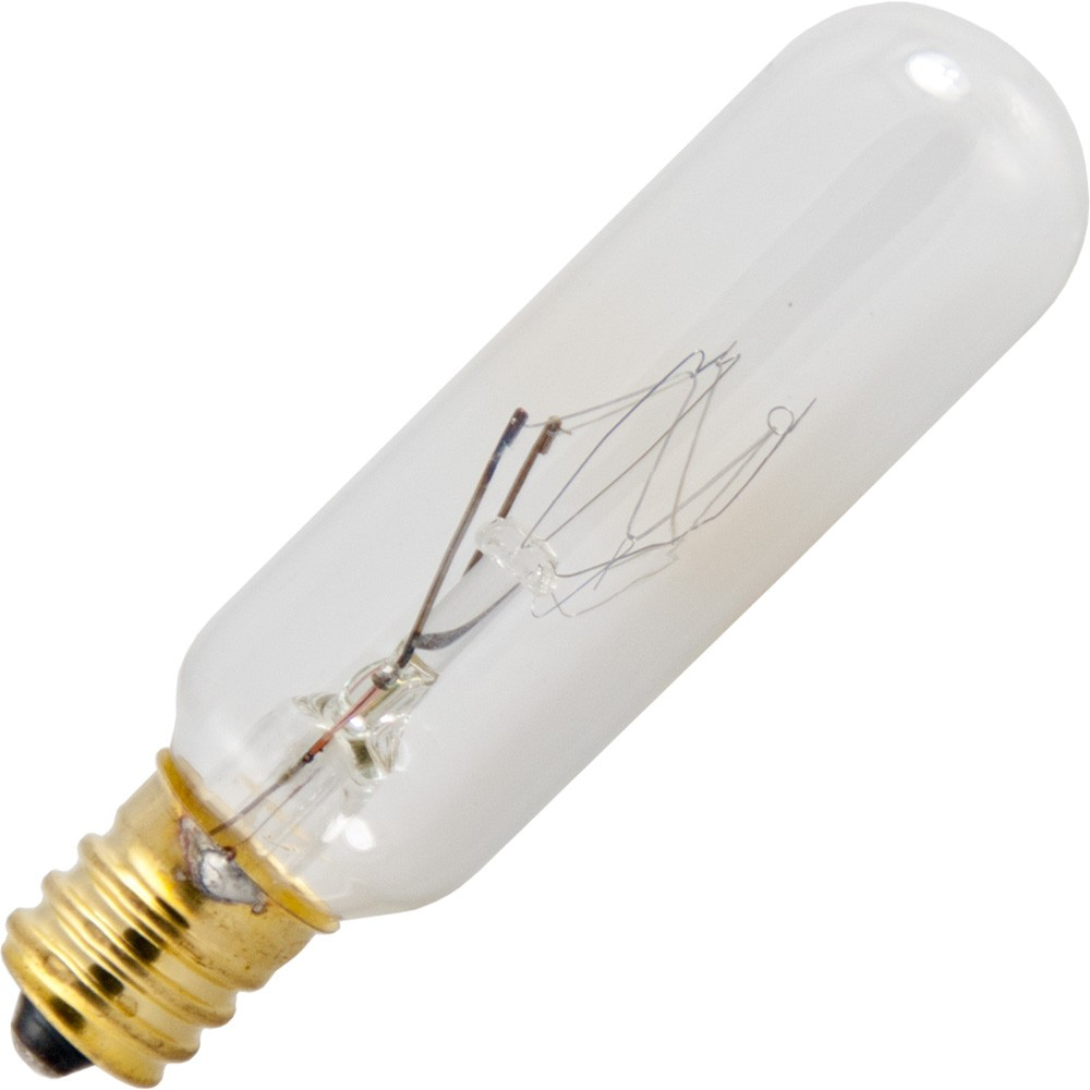 15t6 Bulb 15w 130v T6 Clear Incandescent Candelabra Base Topbulb with regard to sizing 1000 X 1000