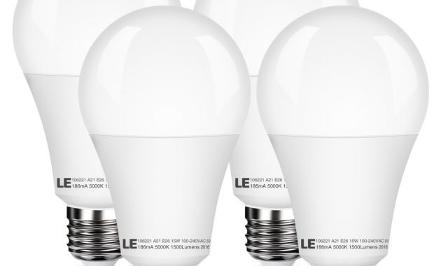 15w A21 Medium E26 Base Light Bulb 100 Equivalent Daylight White Le within measurements 1200 X 1200