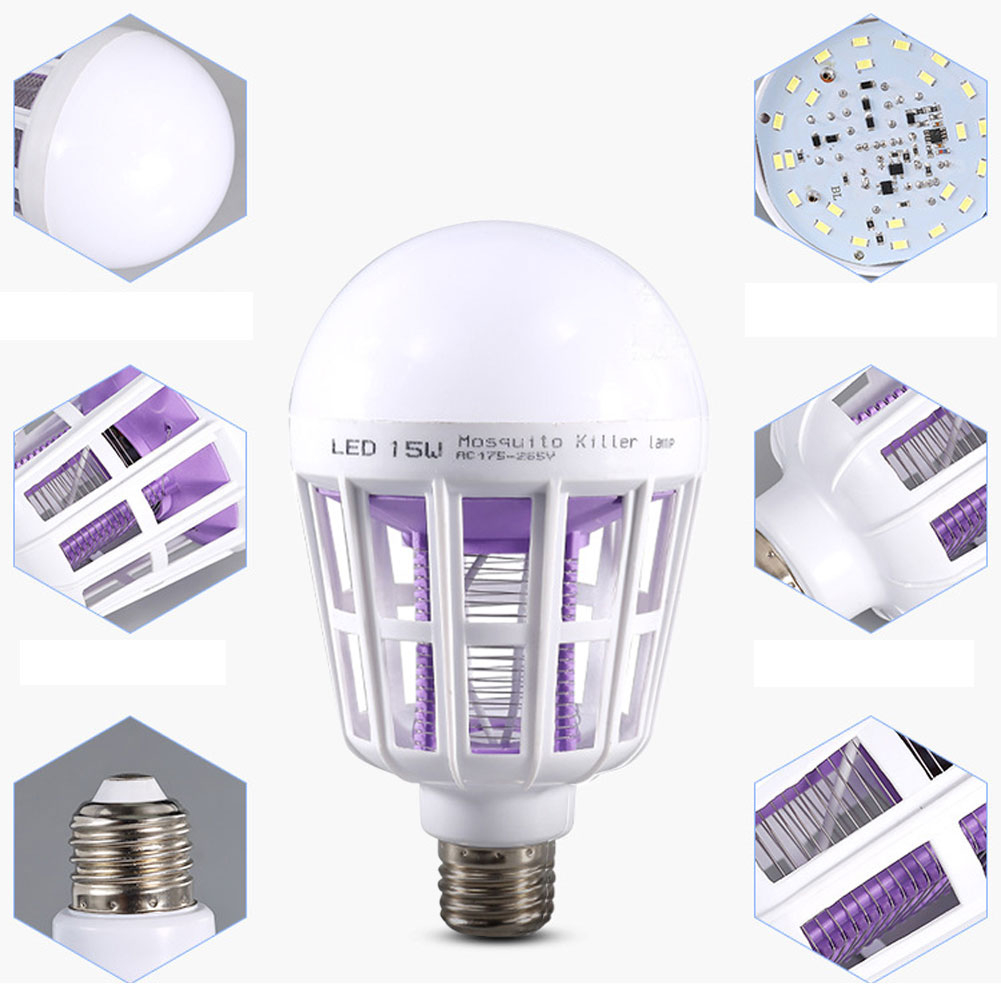 15w Led Bulb Mosquito Electronic Killer Night Light Lamp Insect within sizing 1001 X 1001