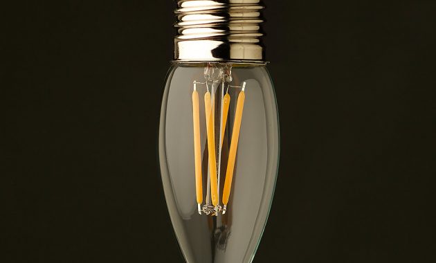 3 Watt Dimmable Filament Led Candle Bulb intended for size 1000 X 1000