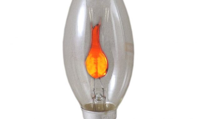 3 Watt Ses E14mm Clear Flicker Flame Candle Light Bulb for proportions 1000 X 1000