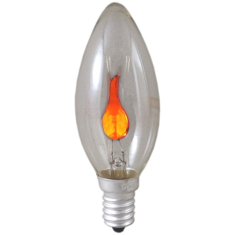 3 Watt Ses E14mm Clear Flicker Flame Candle Light Bulb for proportions 1000 X 1000