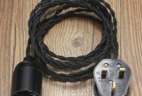 3m E27 Vintage Twisted Fabric Cable Uk Plug In Pendant Lamp Light in dimensions 1200 X 1200