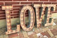 4 Custom Wedding Letters Love Marquee Signs Goldenspikesawdust pertaining to dimensions 1500 X 1000