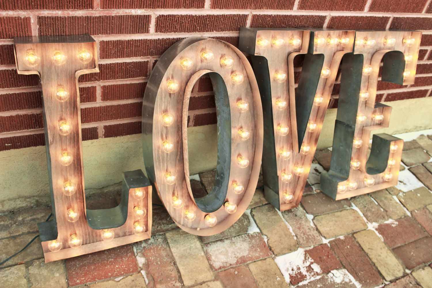 4 Custom Wedding Letters Love Marquee Signs Goldenspikesawdust pertaining to dimensions 1500 X 1000