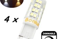 4 Packs 4w G9 Led Light Bulb Dimmable Crystal Corn Bulb 40w Halogen for proportions 1000 X 1000