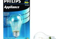 40 Watt A15 Incandescent Clear Appliance Light Bulb 416768 The inside dimensions 1000 X 1000