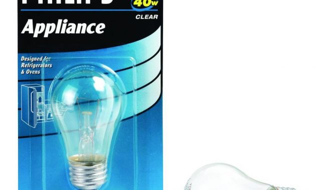 40 Watt A15 Incandescent Clear Appliance Light Bulb 416768 The throughout dimensions 1000 X 1000
