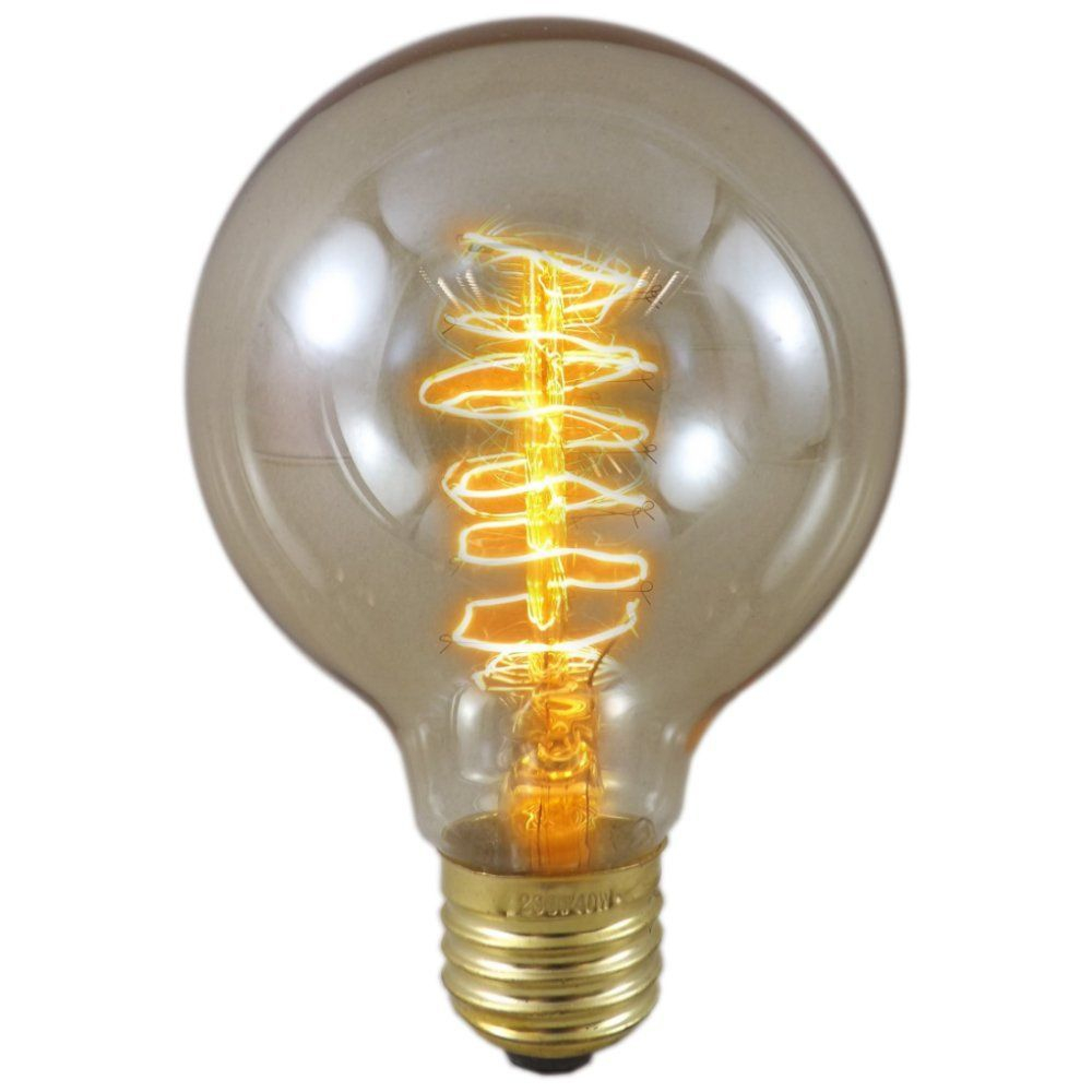 40 Watt Es E27 Gold Tinted Trillion Antique Globe Light Bulb in measurements 1000 X 1000