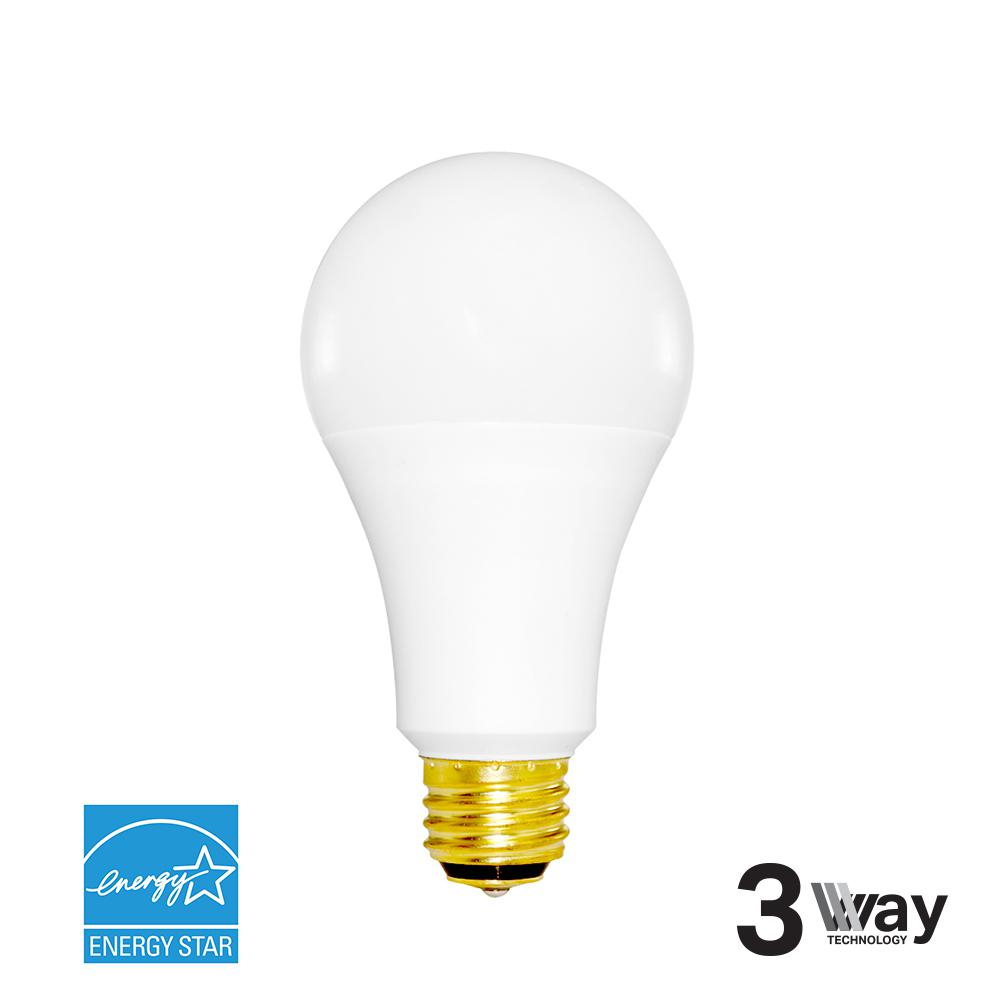 40w60w100w Equivalent Cool White A21 3 Way Dimmable Led Light Bulb within dimensions 1000 X 1000