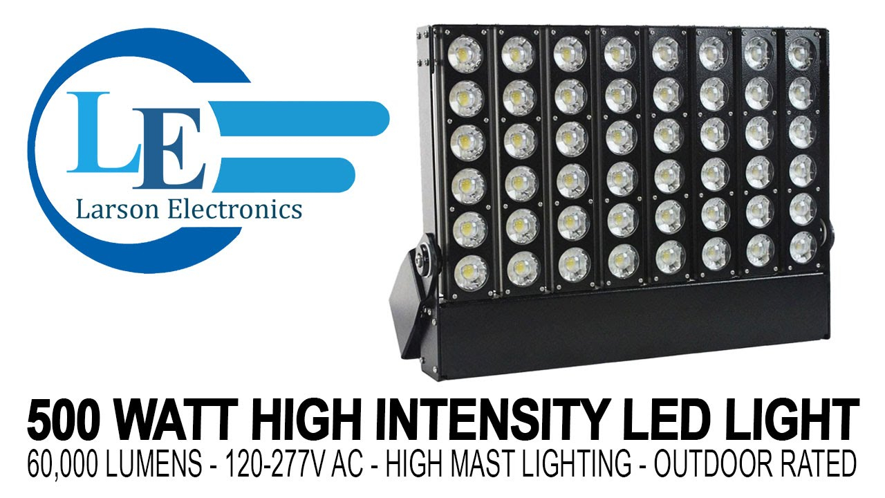 500 Watt High Intensity Led Light 60000 Lumens 120 277v Ac with dimensions 1280 X 720