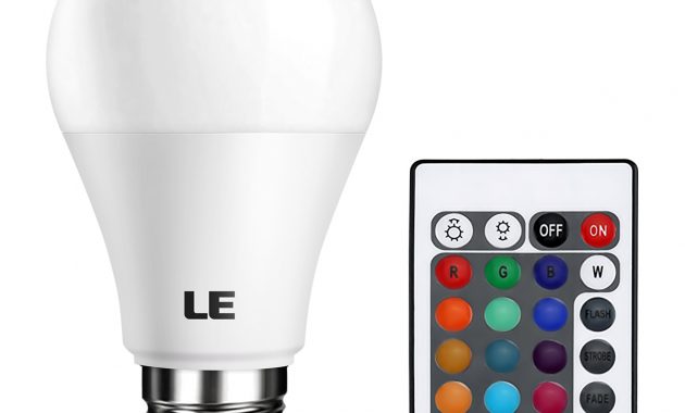 5w Color Changing A19 Led Bulb Dimmable Remote Controller Included with dimensions 1200 X 1200