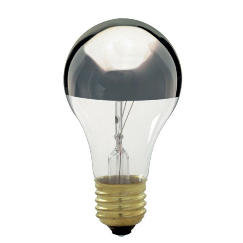 60 Watt A19 Silver Bowl Light Bulb S3955 Destination Lighting with regard to sizing 1000 X 1000