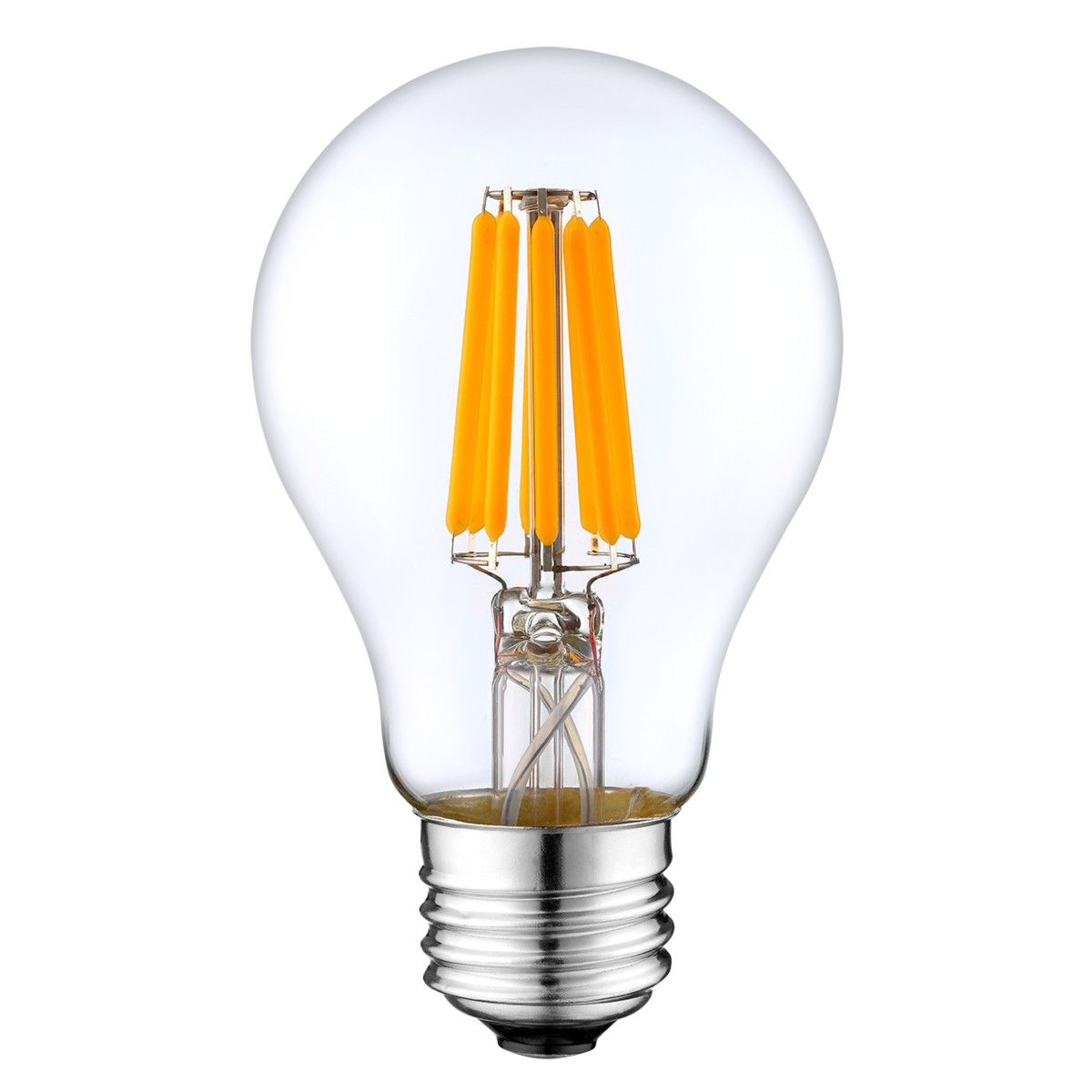 A19 Led Filament Bulb 6 Watt Dimmable 40w Equiv 600 Lumens Lumegen throughout proportions 1200 X 1200