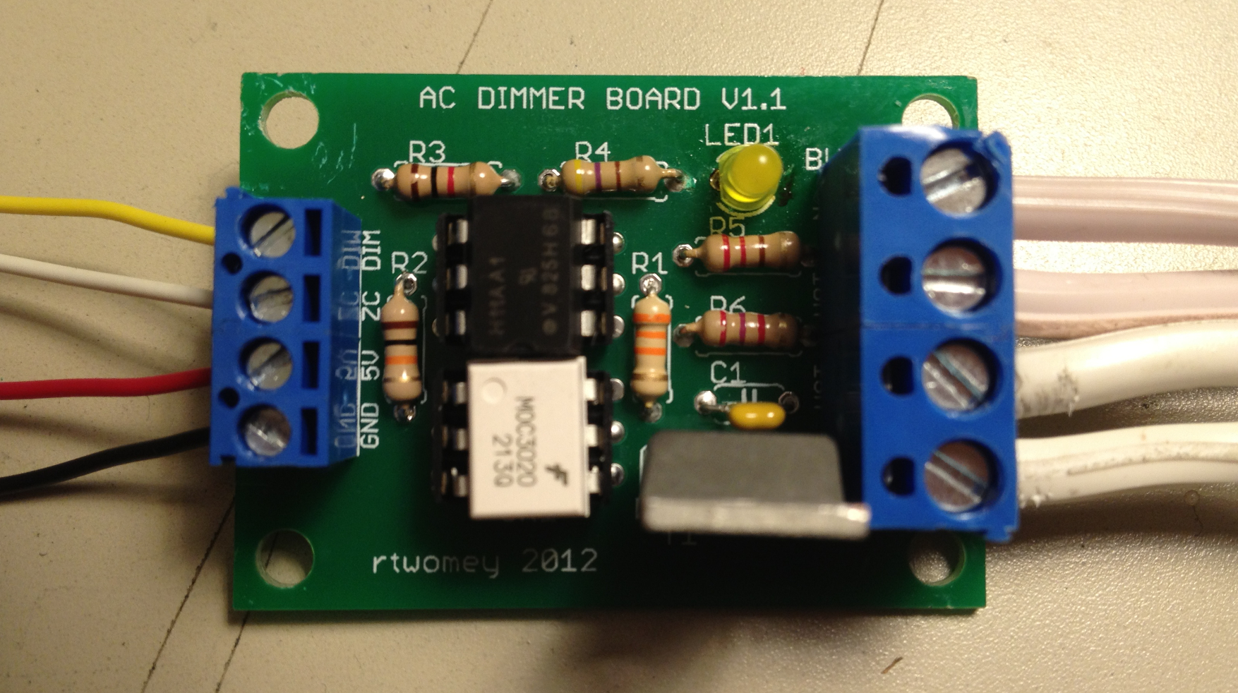 Ac Dimmer Circuit Dxarts University Of Washington regarding proportions 1754 X 982