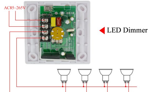 Ac85 265v 200w Led Dimmer Ir Knob Remote Control Switch For Dimmable with measurements 960 X 960