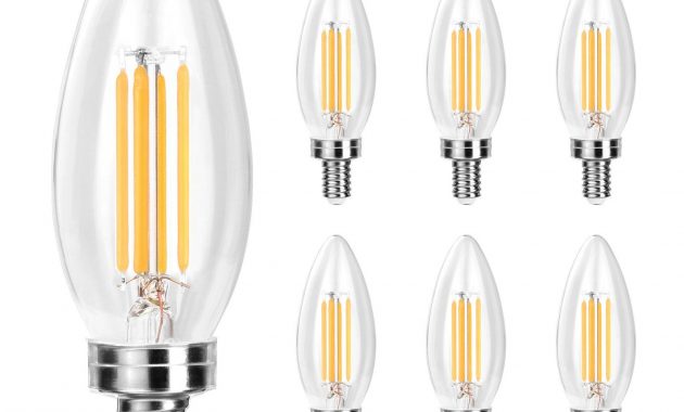 Ascher E12 Led Classic Candelabra Clear Light Bulb 4w 470lm throughout dimensions 1600 X 1600