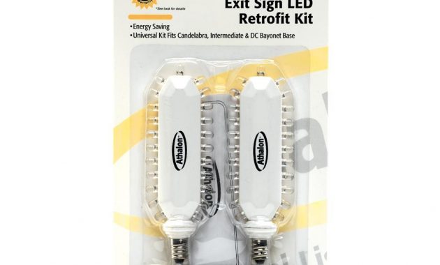 Athalon Rfled 14w Red 2 Pack Led Exit Lights throughout measurements 1100 X 1100