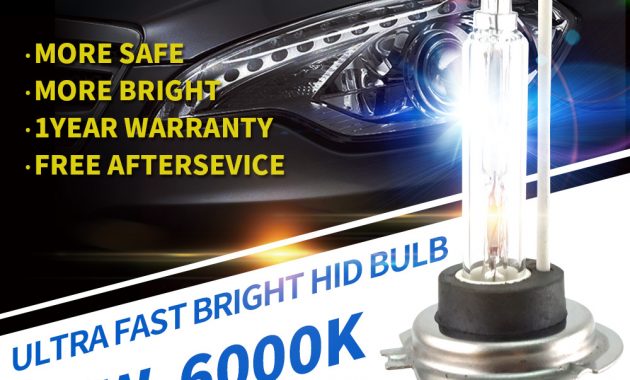 Baobao 2pcs Fast Bright 55w 6000k 5200lm Hid Headlight Bulb Fog with measurements 1000 X 1000