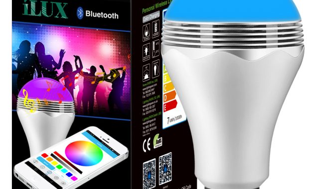 Bluetooth Smart Led Light Bulb With Speaker Le throughout measurements 1155 X 1154