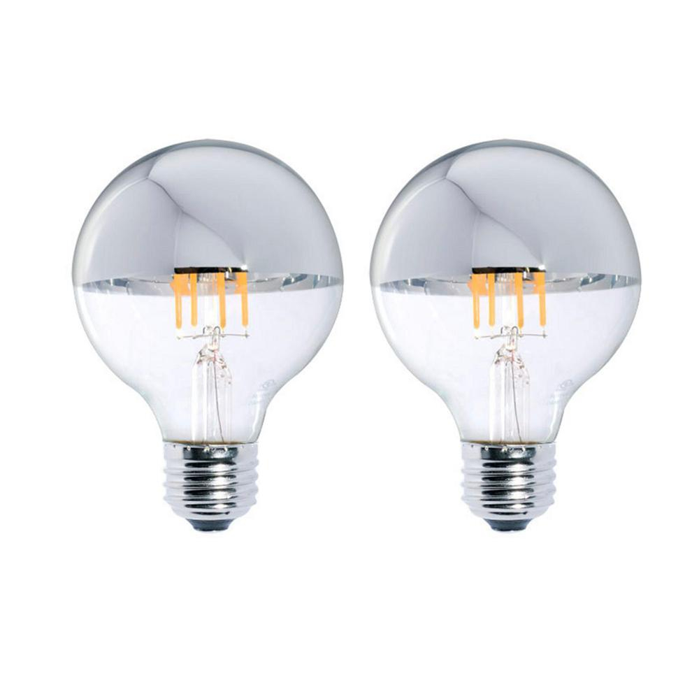 Bulbrite 40w Equivalent Warm White Light G25 Dimmable Led Half inside measurements 1000 X 1000