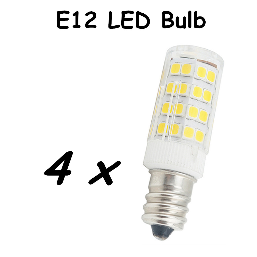 Candelabra Base E12 Led Corn Bulb 45 Watts 110v 220v Ceiling Fan regarding sizing 1000 X 1000