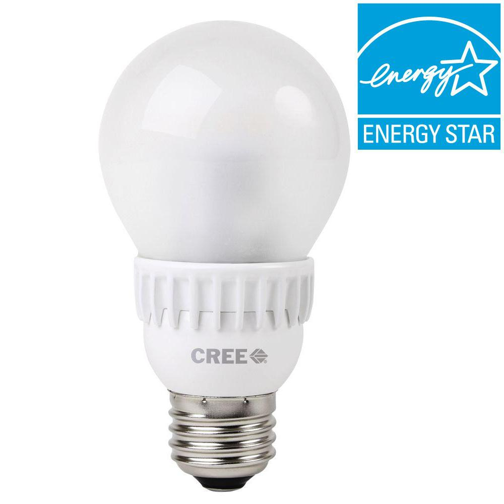 Cree 60w Equivalent Soft White 2700k A19 Dimmable Led Light Bulb inside proportions 1000 X 1000