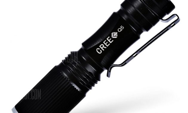 Cree Xpe Q5 600lm Zoomable Led Flashlight 1 X Aa 14500 251 within measurements 1000 X 1000