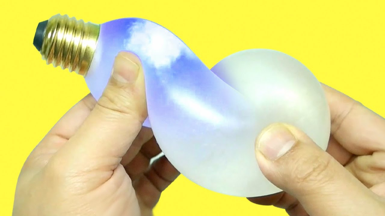 Diy Led Light Bulb Slime Squishy Stress Ball Balloon Slime Ball intended for proportions 1280 X 720