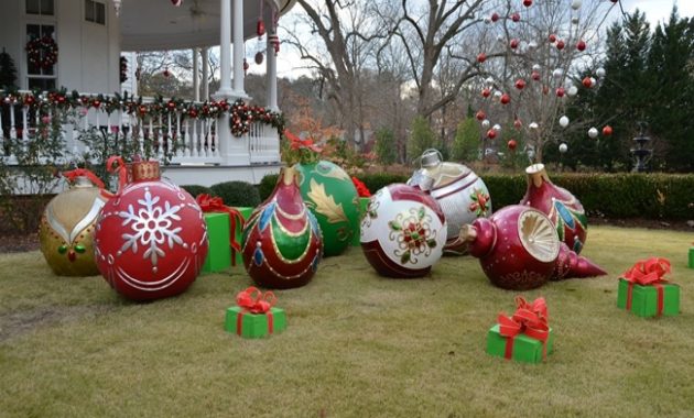 Diy Outdoor Christmas Decorations Big Christmas Ornaments for measurements 1280 X 960