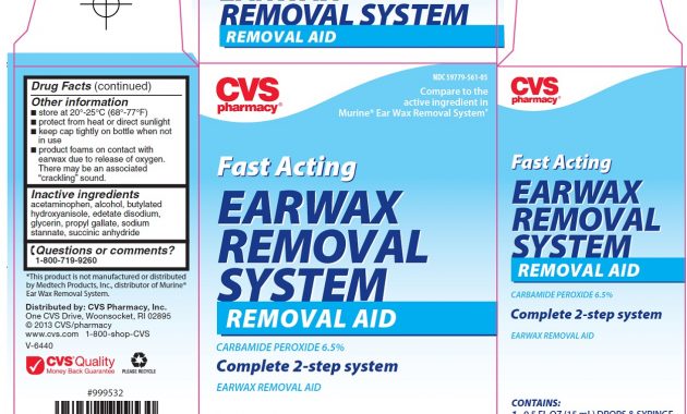 Ear Wax Removal System Liquid Cvs Pharmacy in measurements 1254 X 1420