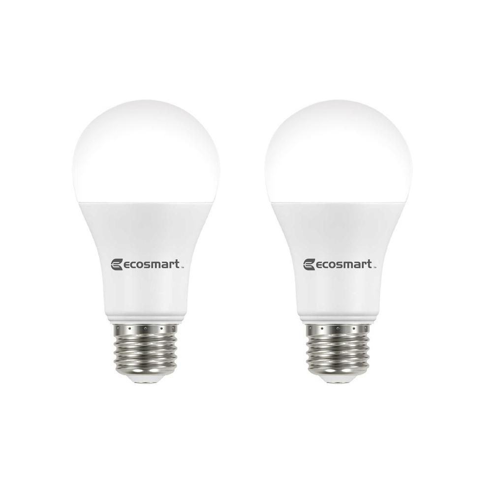 Ecosmart 100 Watt Equivalent A19 Dimmable Energy Star Led Light Bulb with regard to proportions 1000 X 1000