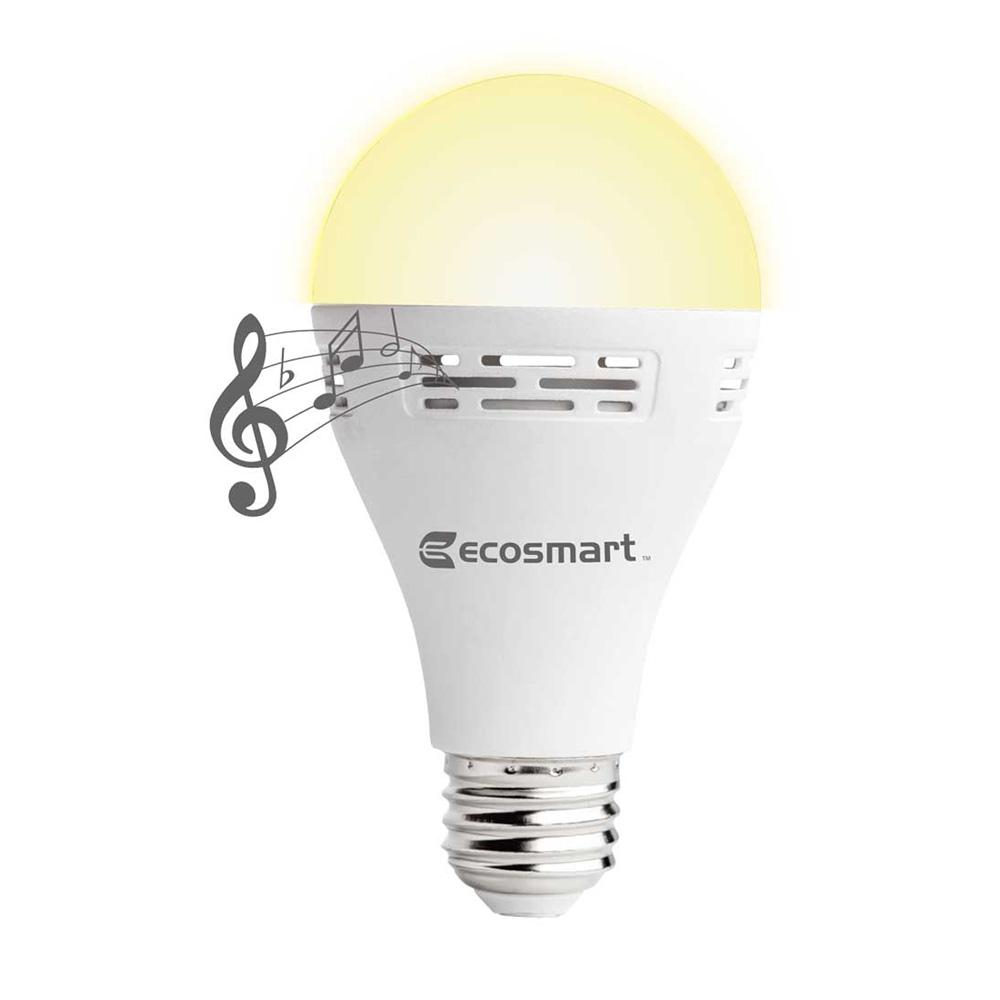 Ecosmart 40 Watt Equivalent A21 Non Dimmable Smart Bluetooth Speaker throughout size 1000 X 1000