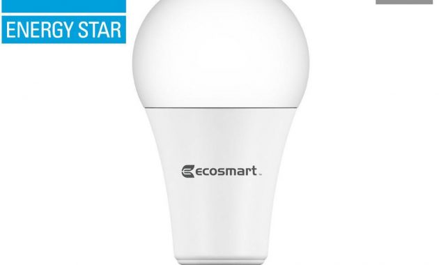 Ecosmart 60 Watt Equivalent A19 Energy Star Non Dimmable Led Light inside measurements 1000 X 1000