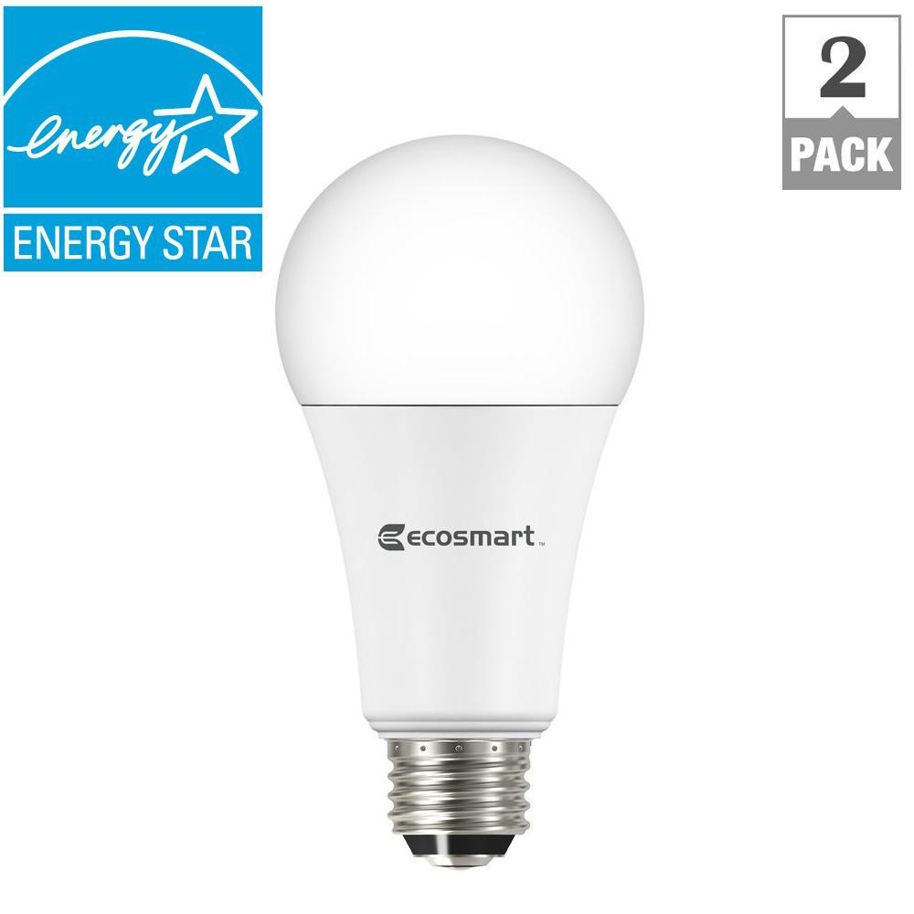 Ecosmart 60 Watt Equivalent A19 Energy Star Non Dimmable Led Light within sizing 1000 X 1000