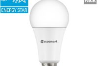 Ecosmart 60 Watt Equivalent A19 Led Non Dimmable Light Bulb Soft with dimensions 1000 X 1000