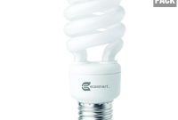 Ecosmart 60 Watt Equivalent Spiral Cfl Light Bulb Soft White 4 for proportions 1000 X 1000