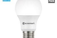 Ecosmart 60 Watt Equivalent Spiral Cfl Light Bulb Soft White 4 inside proportions 1000 X 1000