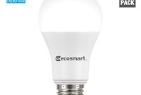 Ecosmart 75 Watt Equivalent A19 Dimmable Led Light Bulb Bright White in proportions 1000 X 1000