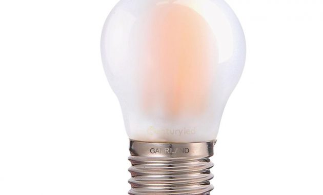 Edison Led Filament Bulb G45 Frosted Class Shape 4w 2700k Globe within proportions 1001 X 1001