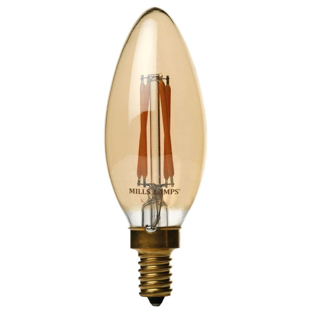 Edison Mills C35 Vintage Amber Led Filament Lamp Chandeleir within sizing 1000 X 1000