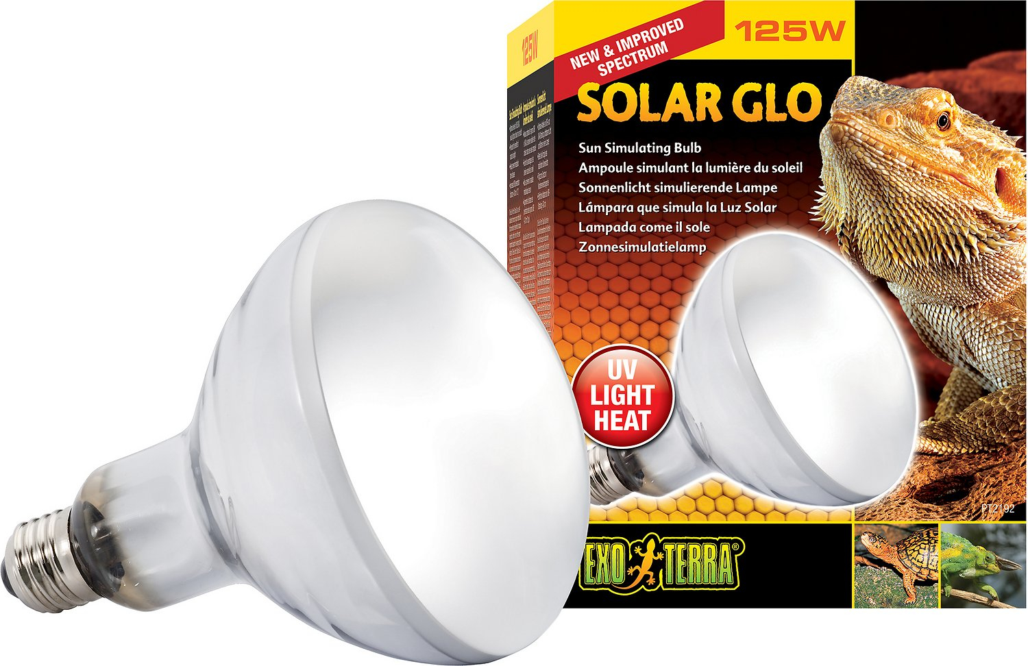 Exo Terra Solar Glo All In One Reptile Lamp 125 W Bulb Chewy intended for sizing 1500 X 972