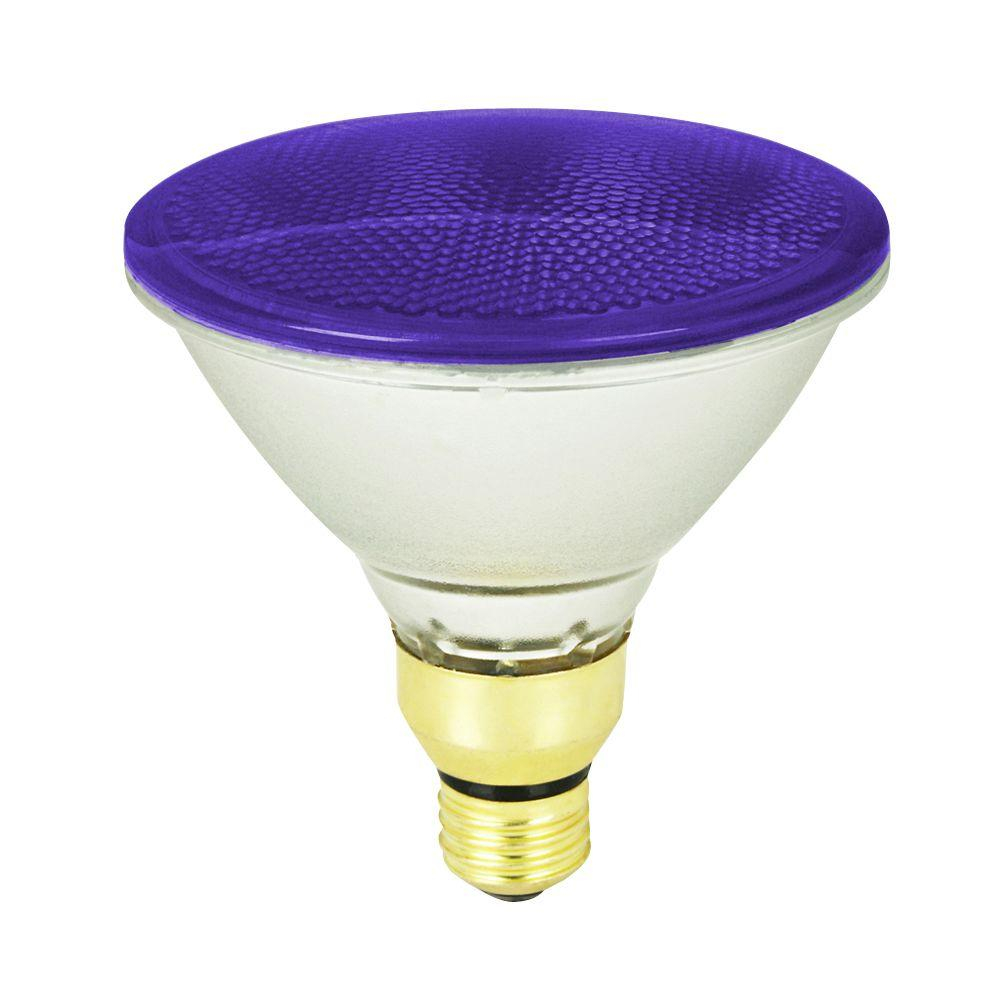 Feit Electric 90 Watt Purple Colored Par38 Dimmable Halogen Light throughout size 1000 X 1000