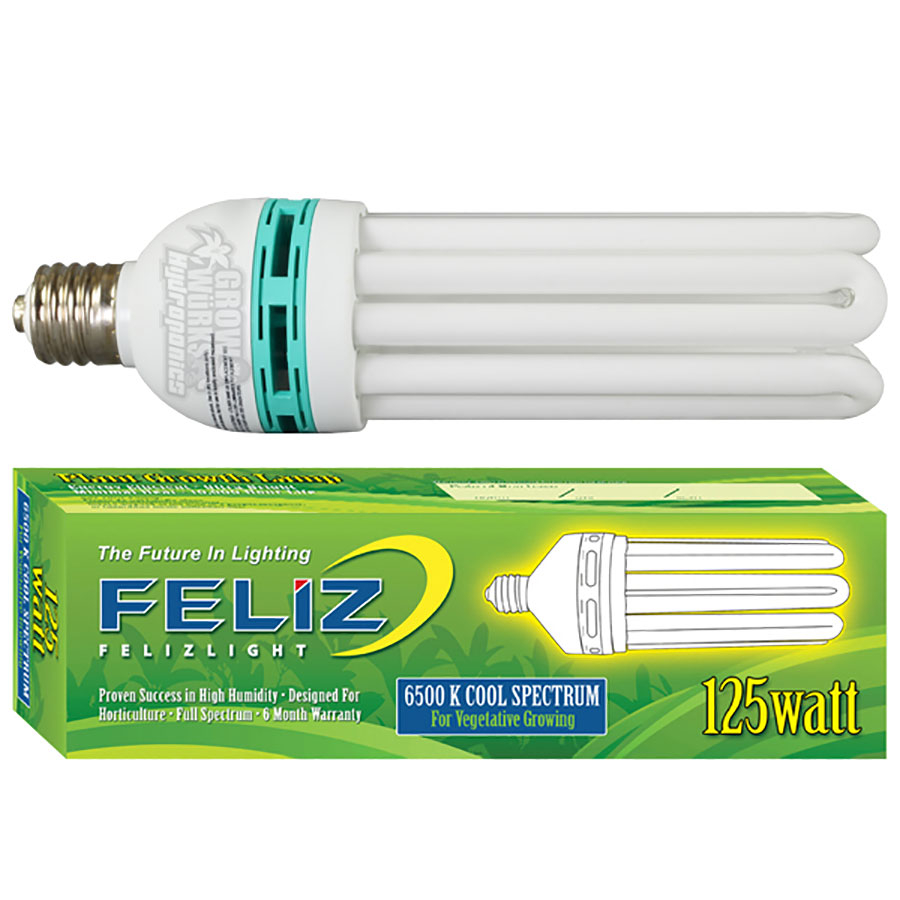 Feliz 125 Watt Blue 6500k Compact Fluorescent Grow Lamp intended for size 900 X 900