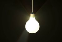 Flashing Light Bulb On Dark Background Volume Light Rays 3d for dimensions 1920 X 1080