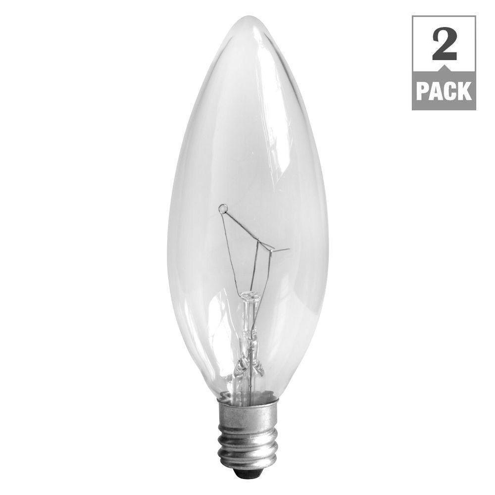 Ge 15 Watt Incandescent B8 Blunt Tip Decorative Candelabra Base with regard to size 1000 X 1000