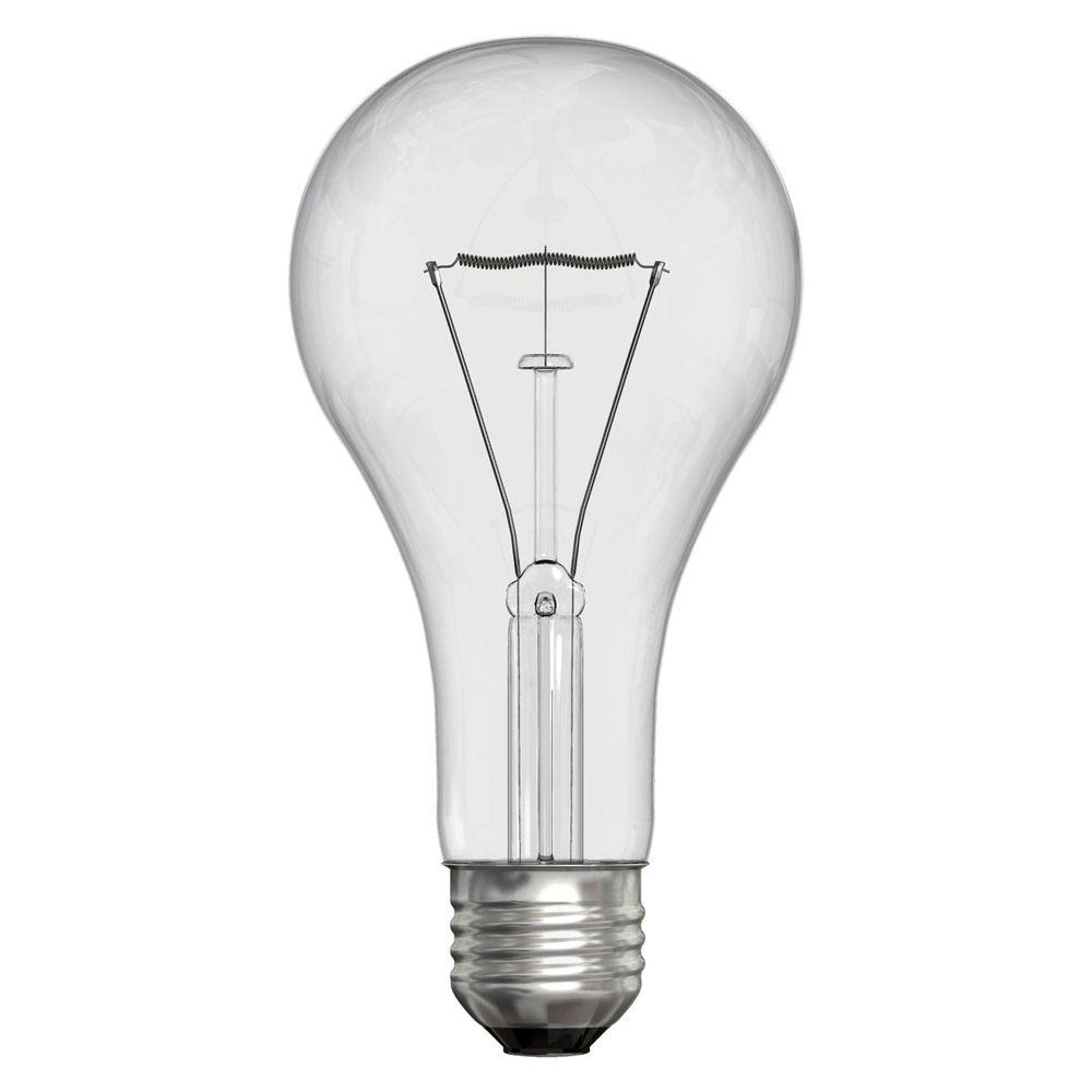 Ge 150 Watt Incandescent A21 Clear Light Bulb 150acl Tp12 The throughout sizing 1000 X 1000