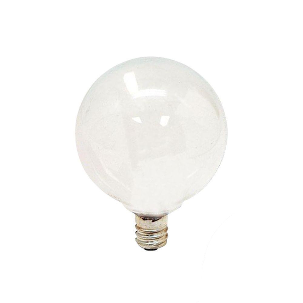 Ge 25 Watt Incandescent G165 Globe Candelabra Base Soft White Light throughout proportions 1000 X 1000