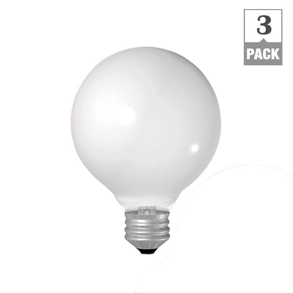Ge 40 Watt Incandescent G25 Globe Double Life Soft White Light Bulb for size 1000 X 1000